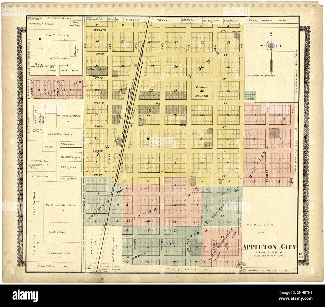 Standard atlas of St. Clair County, Missouri including a plat book of the villages, cities and