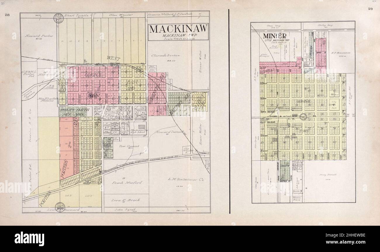 Standard atlas of Tazewell County, Illinois including a plat book of the villages, cities and
