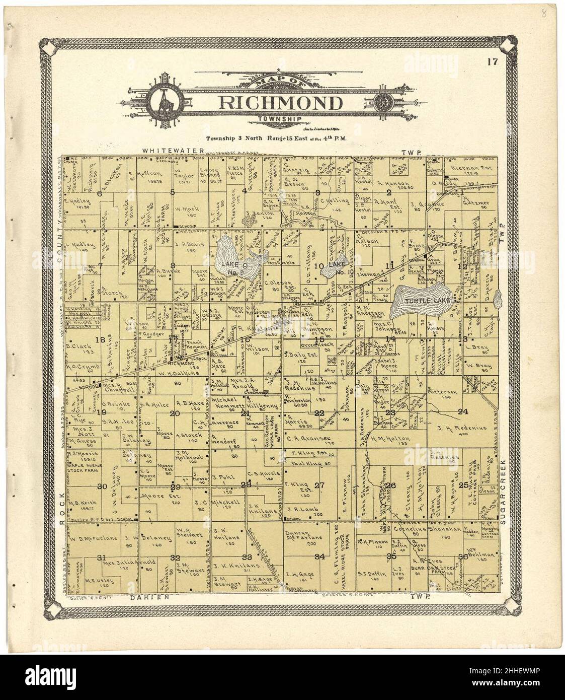 Standard atlas of Walworth County, Wisconsin including a plat book of