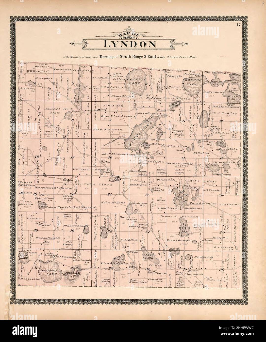 Standard atlas of Washtenaw County, Michigan - including a plat book of ...