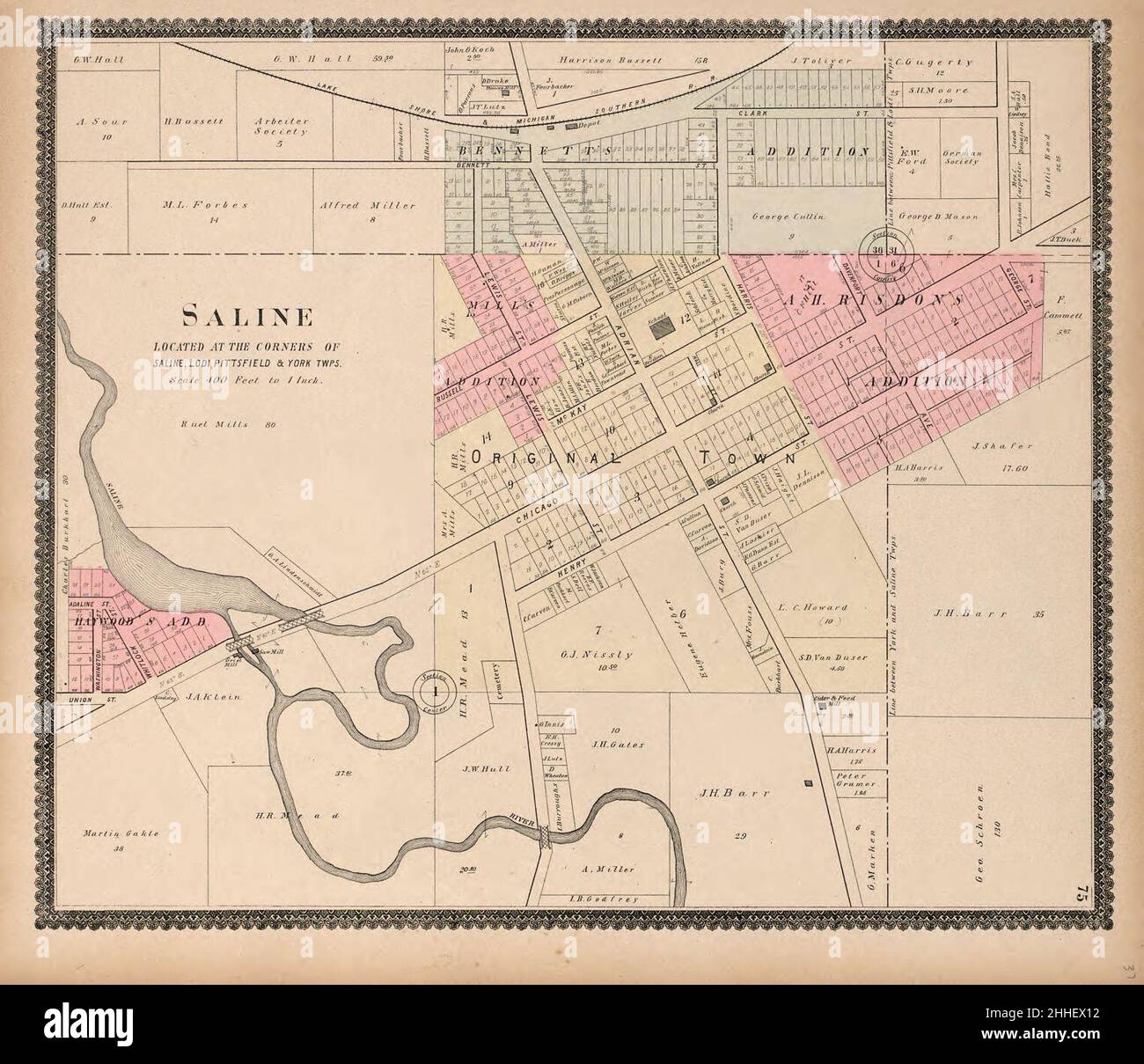 Standard atlas of Washtenaw County, Michigan - including a plat book of 