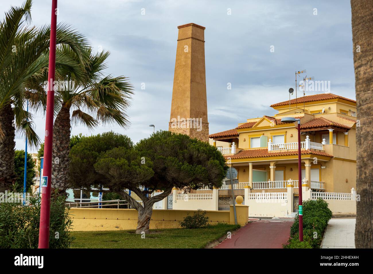 Large Holiday Home Overlooking the Sea in Garrucha, Almeria province, Andalucía, Spain Stock Photo