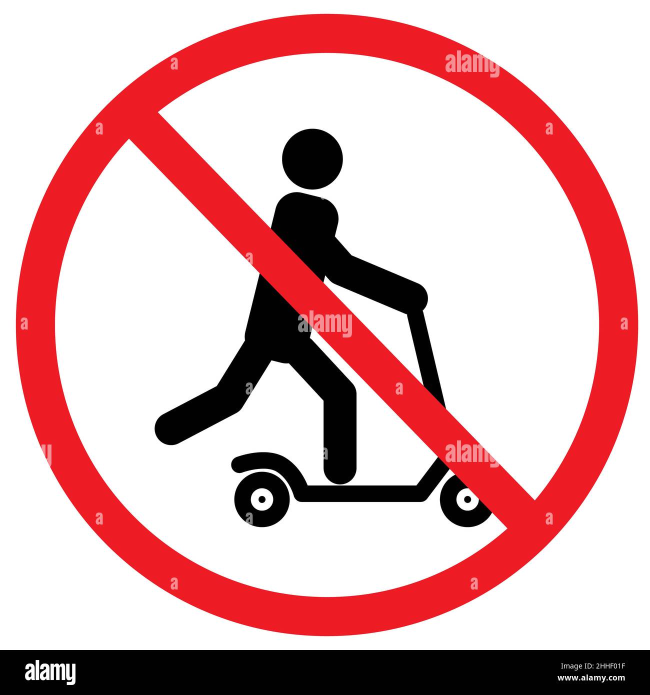 E scooter symbol Cut Out Stock Images & Pictures Alamy