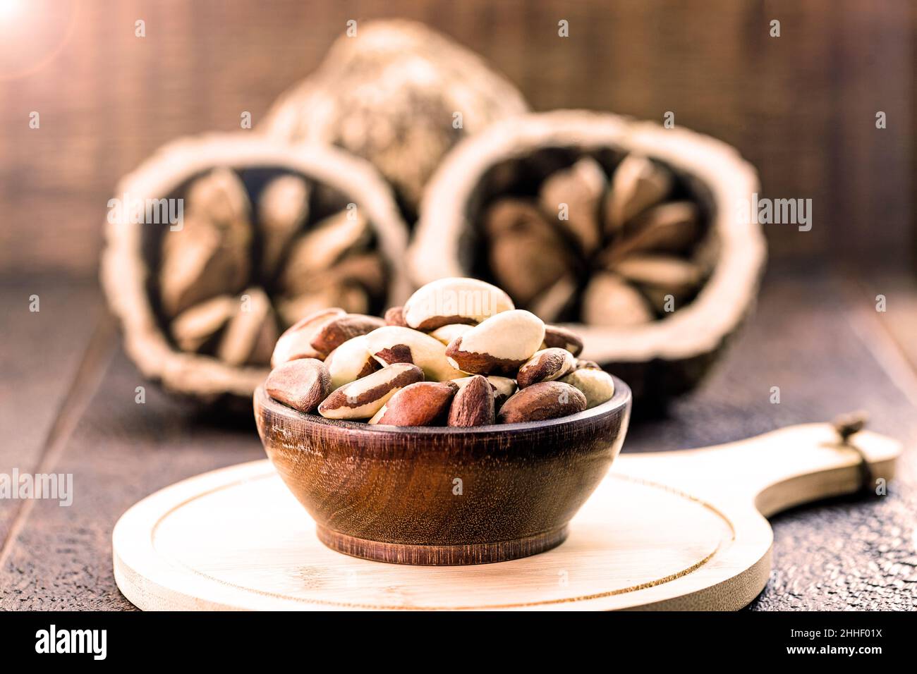 Brazil nut, popularly known in Portuguese as "Pará nut", Amazon nut