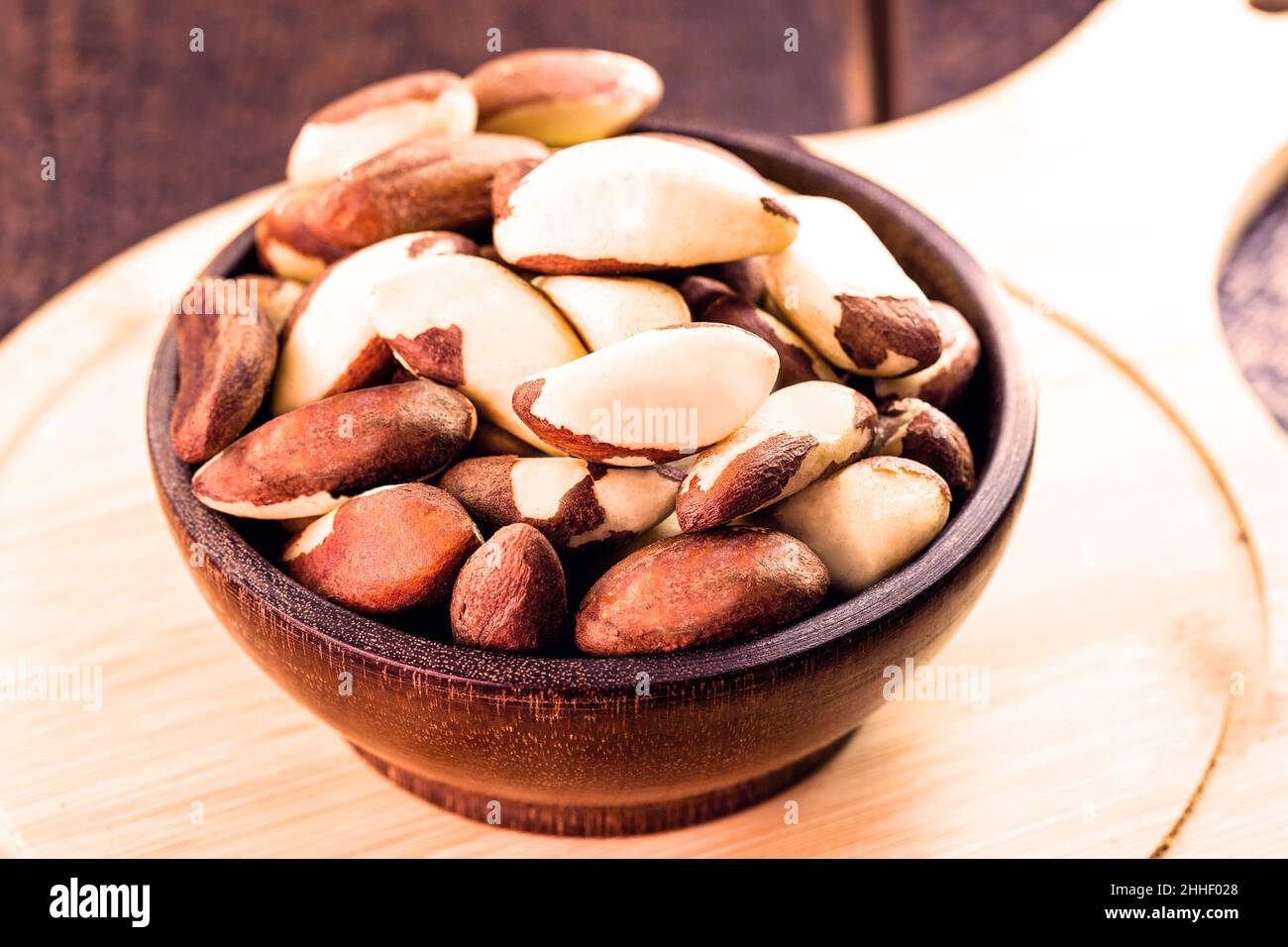 Brazil nuts, export product from the Amazon. Brazil nuts are called