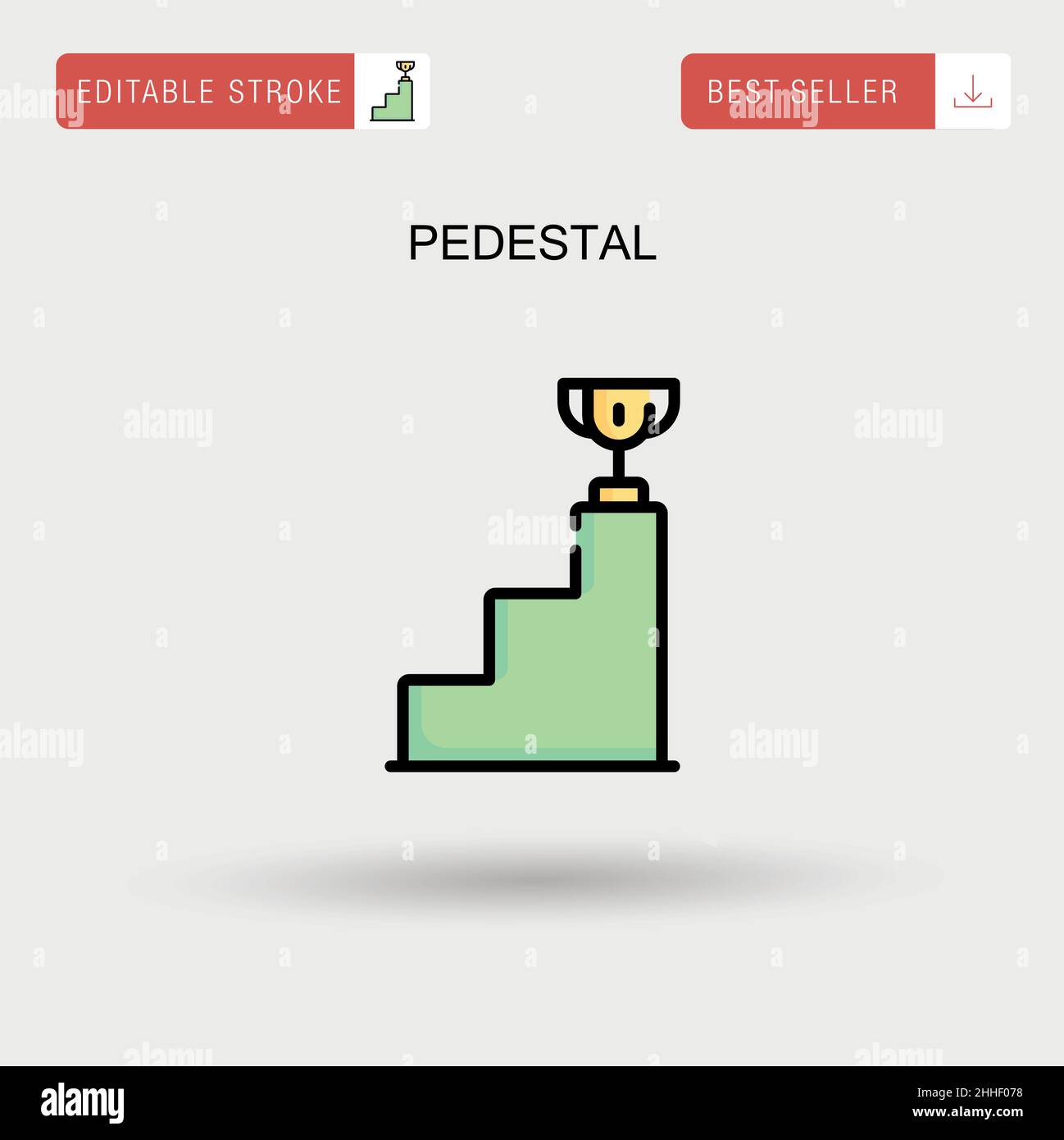 Pedestal icon hi-res stock photography and images - Alamy