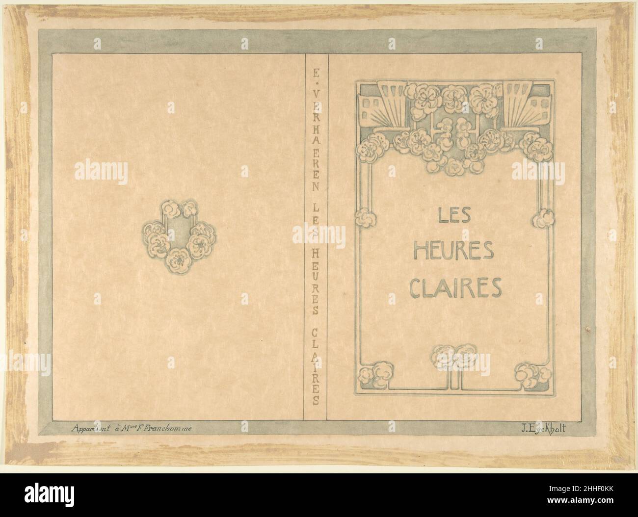 Design for "Les Heures Claires" by Emile Verhaeren after 1896 Julia ...
