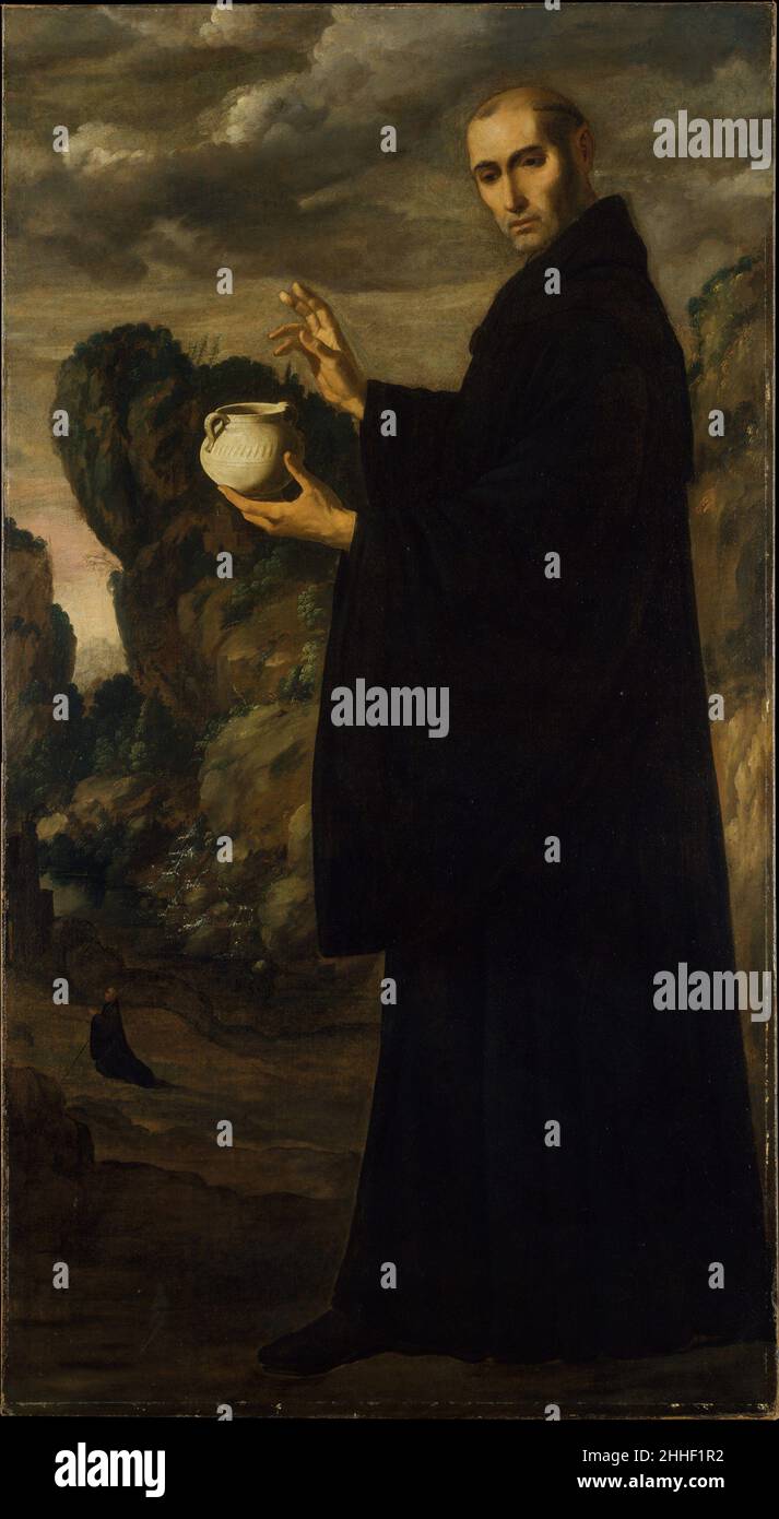 Saint Benedict Ca 1640 45 Francisco De Zurbaran Spanish This Painting Formed Part Of A Series Of Canvases Representing Thirteen Founders Of Monastic Orders By Zurbaran Known From Copies In The Capuchin Convent