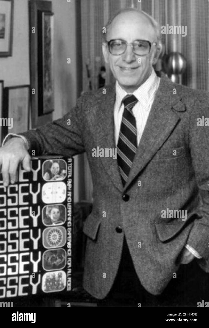 RALPH H. BAER (1922-2014) German-American inventor of home video games console Stock Photo