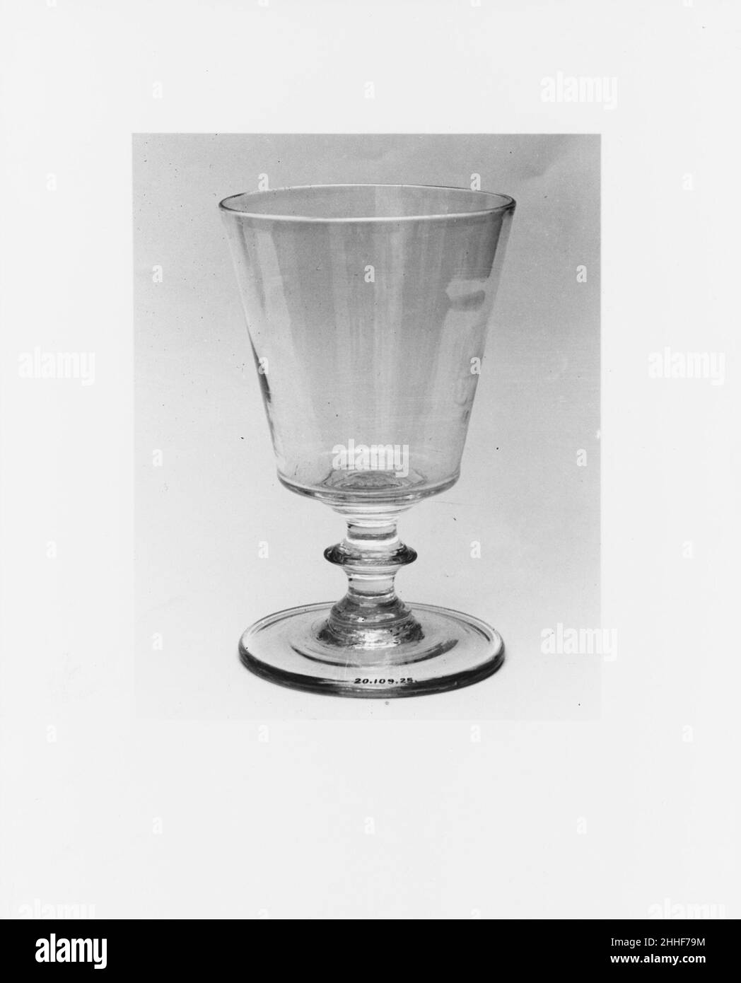 Goblet 1800–1830 American. Goblet  4079 Stock Photo
