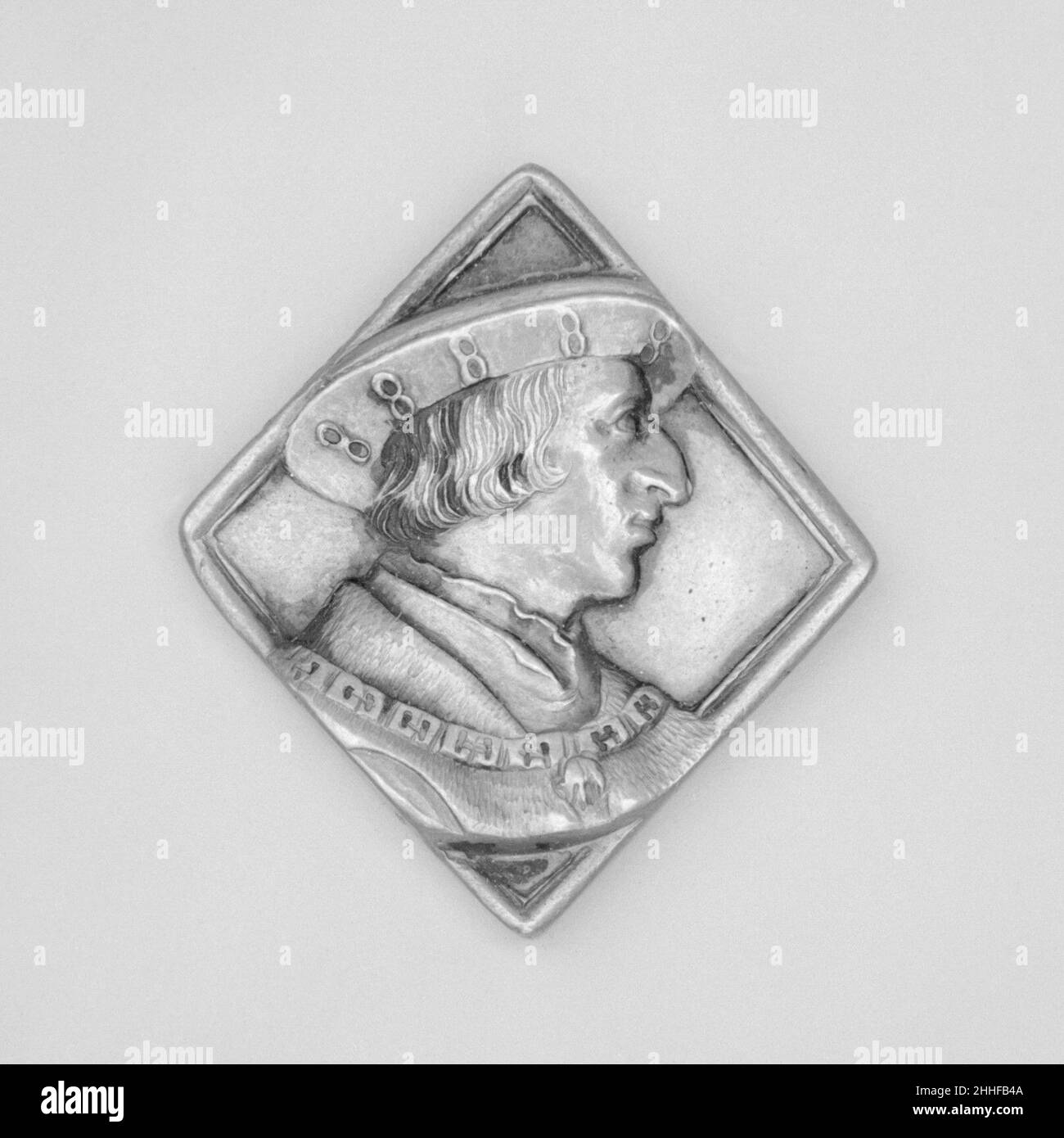 Maximilian I, Holy Roman Emperor (1493–1519) ca. 1540 Medalist: Hans Reinhart the Elder German This medal is dated 1502 but made about 1540.. Maximilian I, Holy Roman Emperor (1493–1519)  204825 Stock Photo