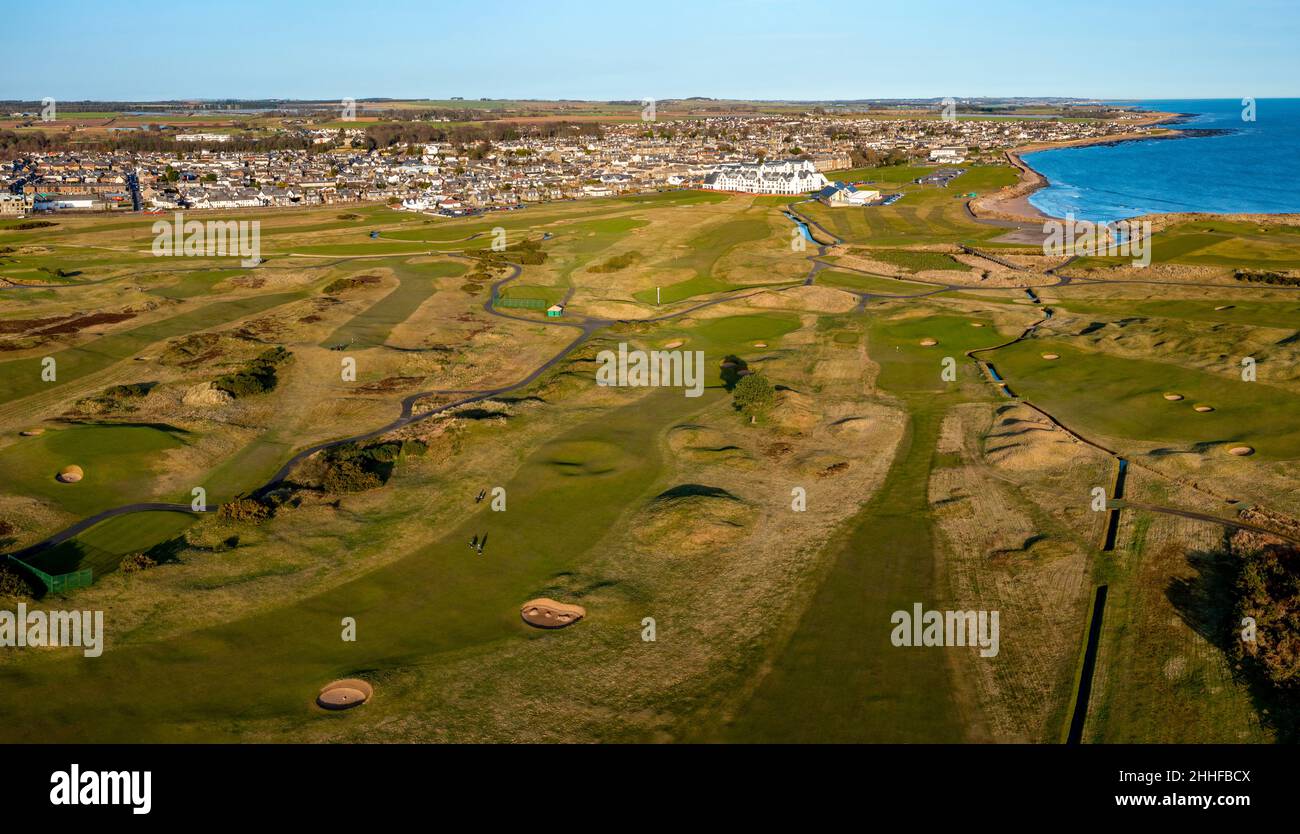 Aerial view carnoustie hires stock photography and images Alamy