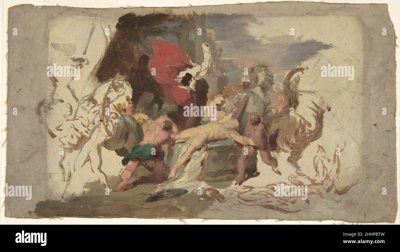 The Martyrdom of Saint Hippolytus 19th century François Joseph Heim