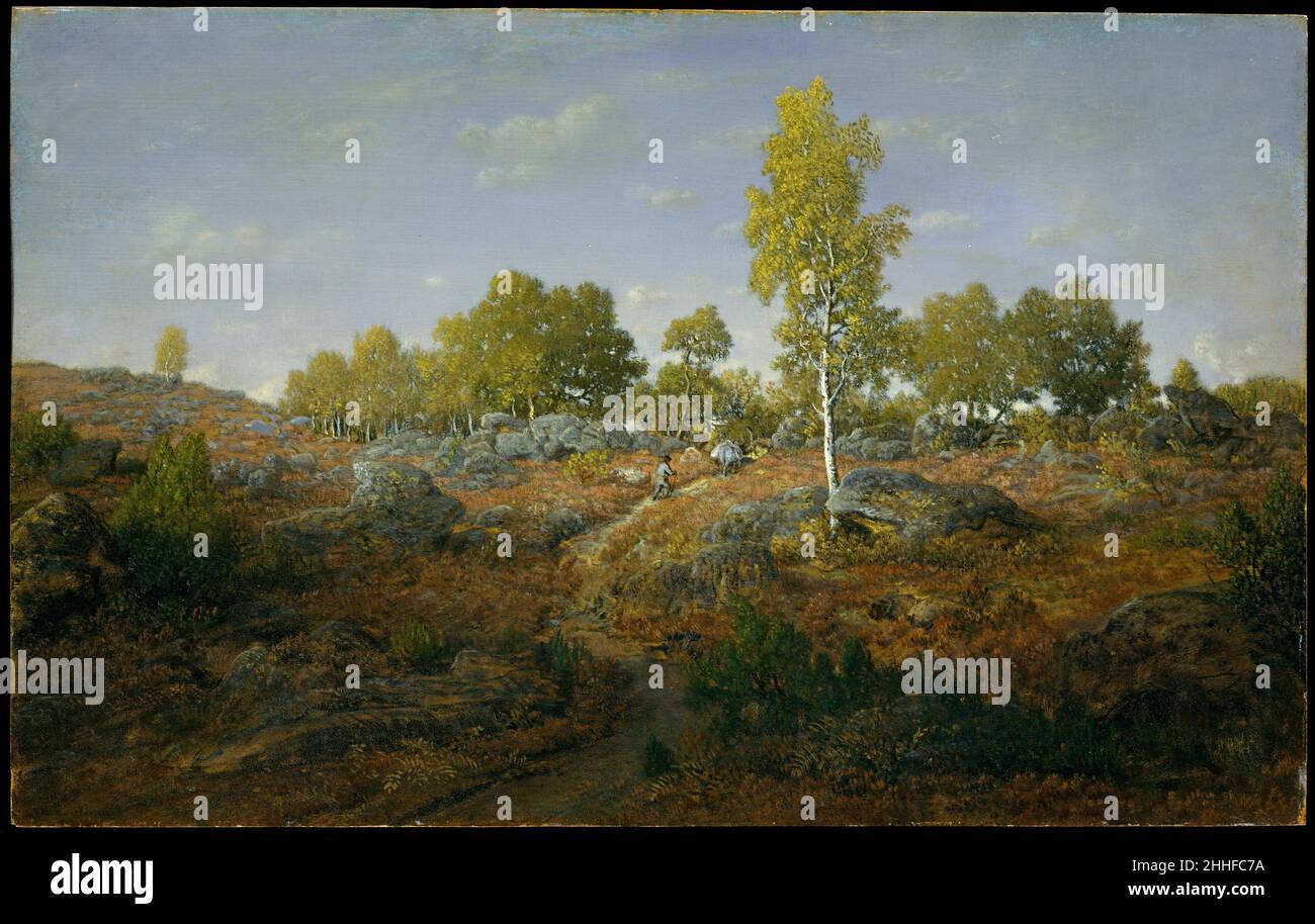 A Path among the Rocks probably 1861 Théodore Rousseau French This ...