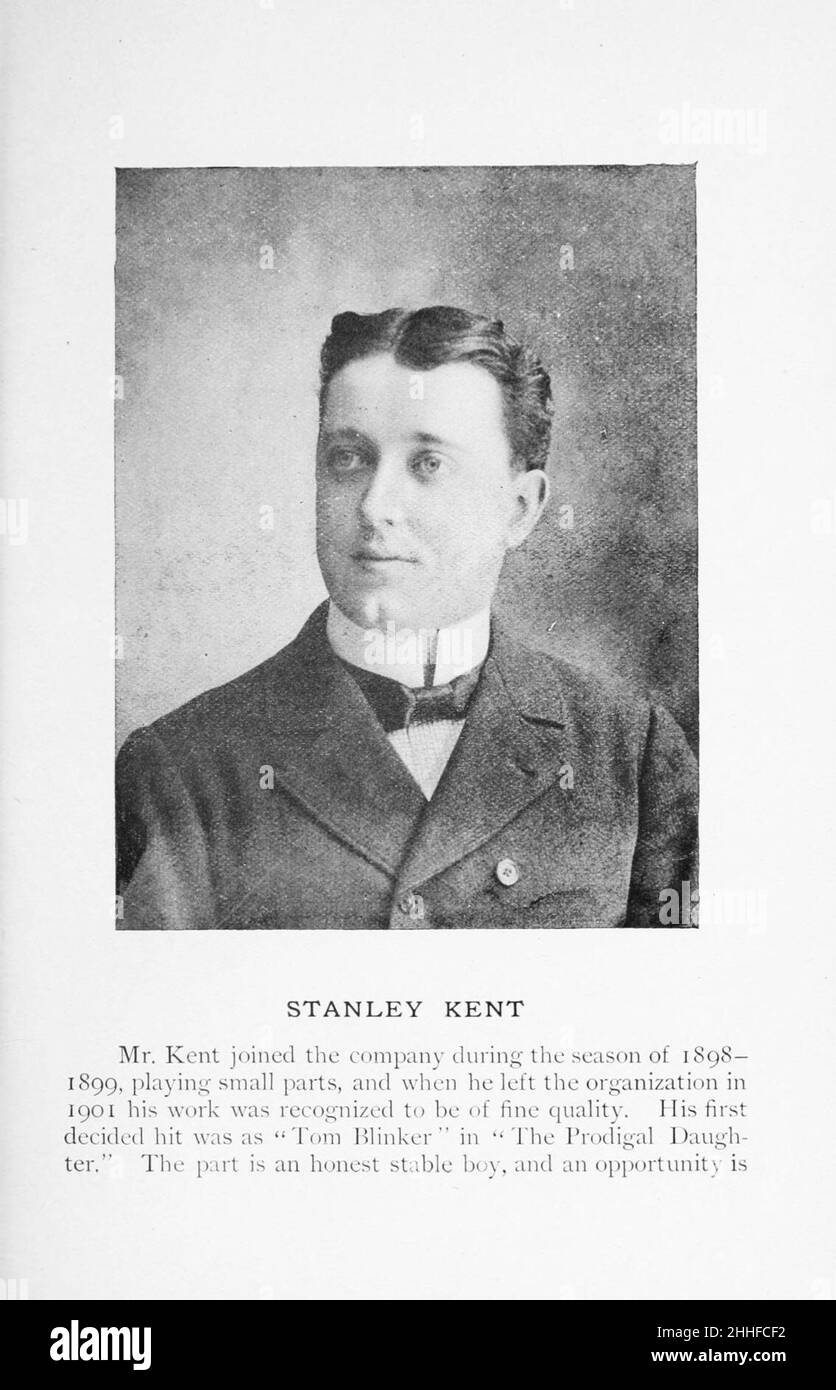 Stanley Kent, stage actor Stock Photo Alamy