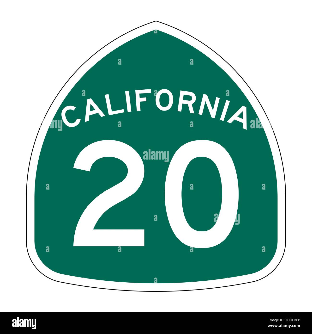 california-state-route-20-sign-stock-photo-alamy