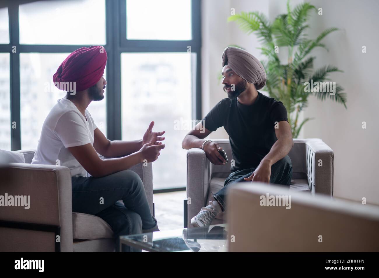 Two men only talk hi-res stock photography and images - Alamy