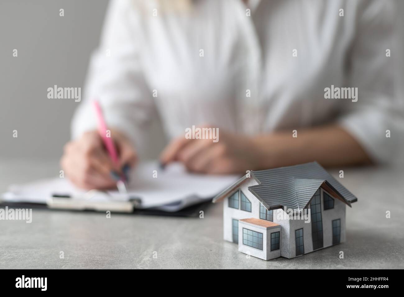 Real Estate House Inspection And Appraisal. Property Insurance Stock