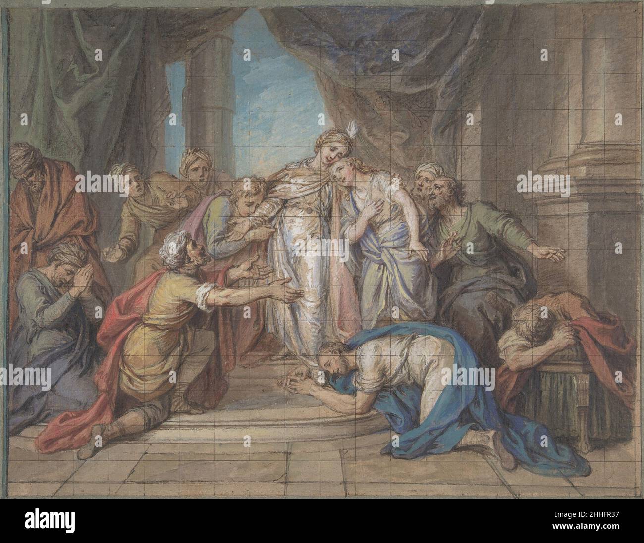 Joseph Recognized by his Brothers 18th century Charles Antoine Coypel