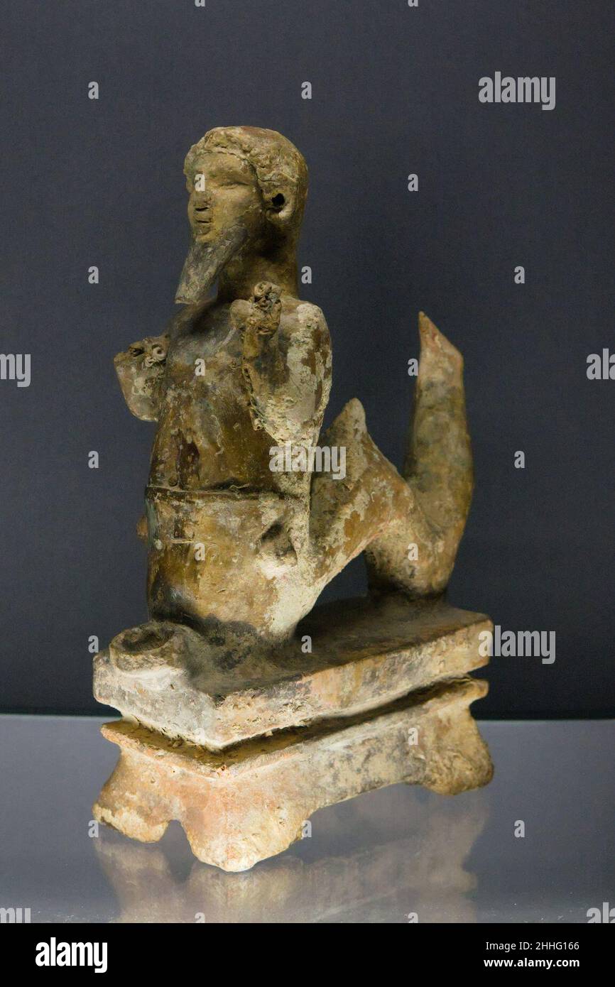 Statueofthephoeniciangodbaalarwad Stock Photo Alamy