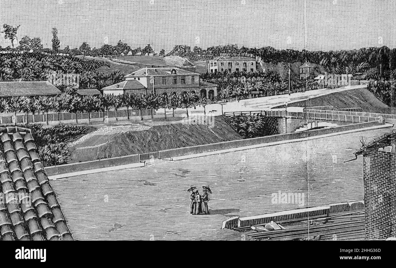 Stazione MondovìTorino (xilografia Stock Photo Alamy