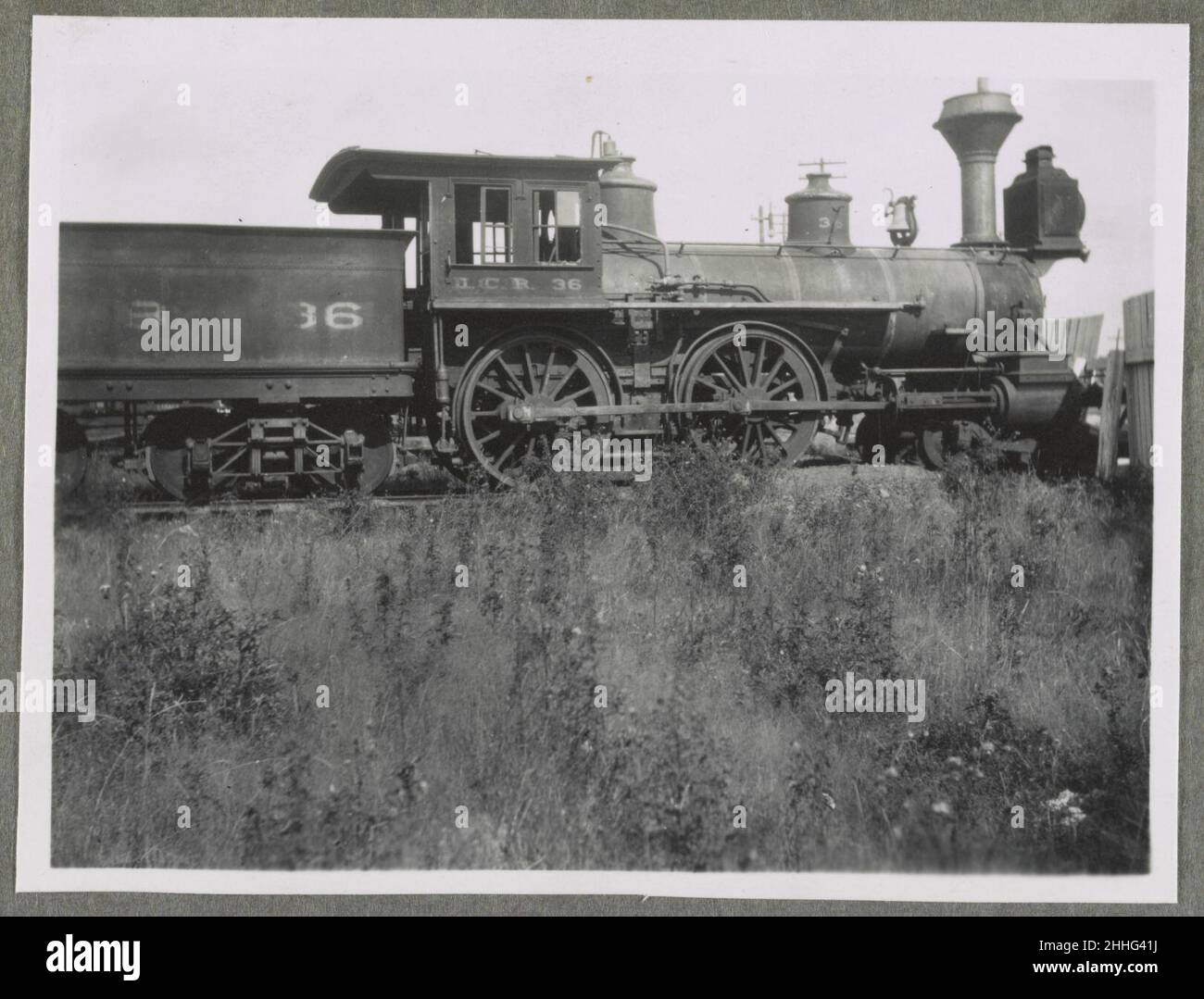 Steam locomotive number 4 of the Illinois Central Railroad Company ...