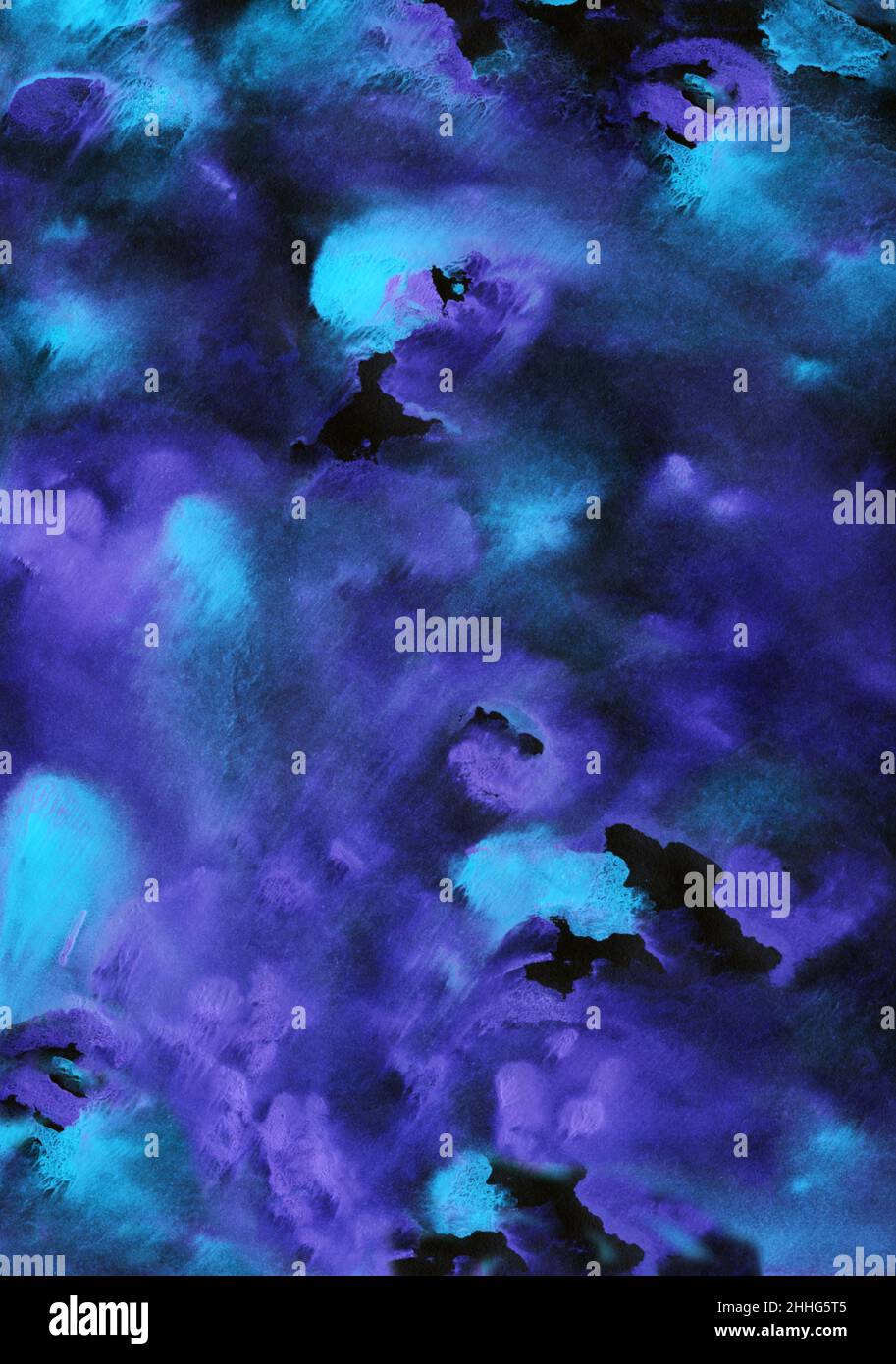 Abstract pastel watercolor background. Blue sky violet and pink pastel  hand-painted watercolor texture on paper. Great for the fabric,  backgrounds, wallpapers, covers and packaging Stock Photo - Alamy