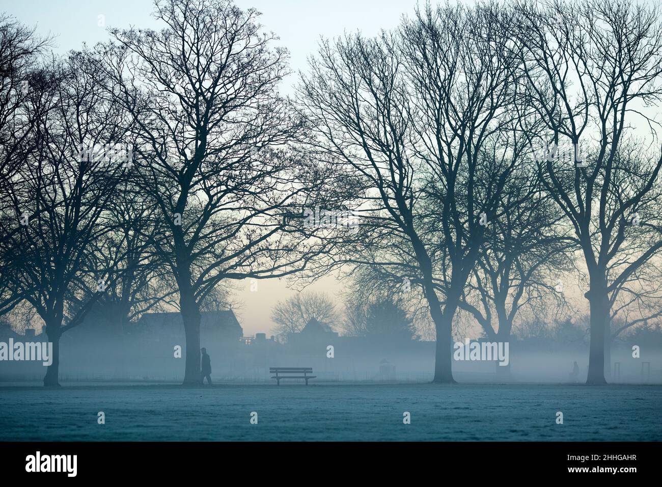 East london skyline mist hires stock photography and images Alamy