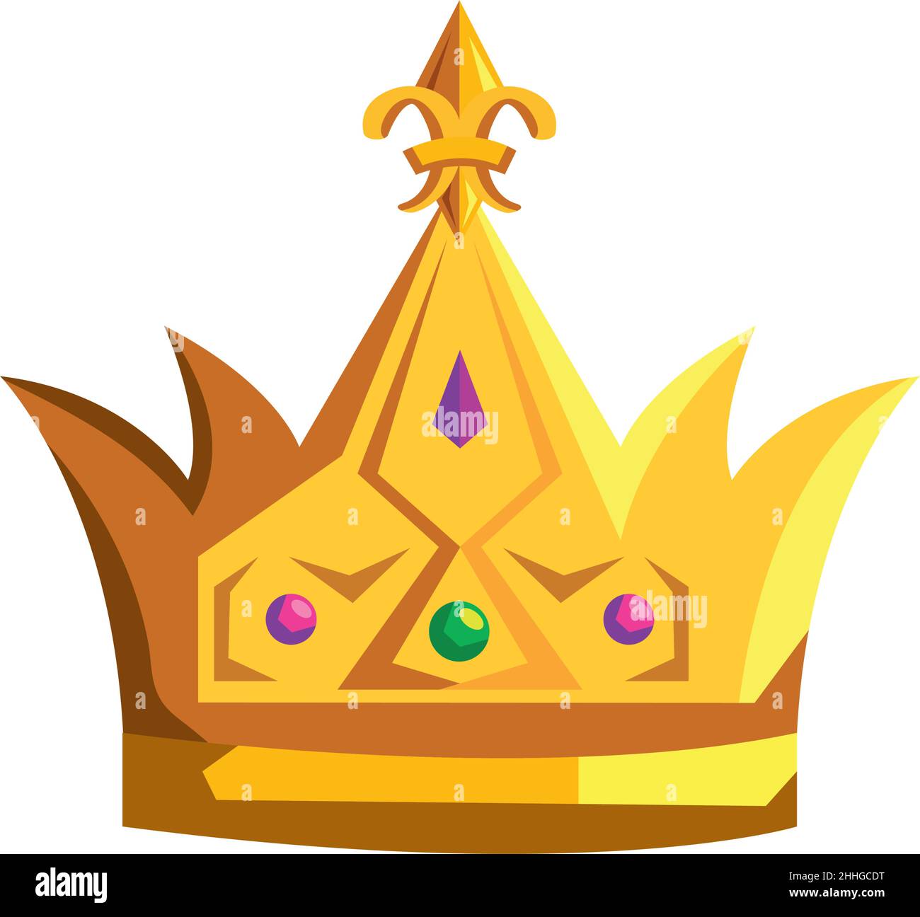 golden king crown Stock Vector Image & Art - Alamy