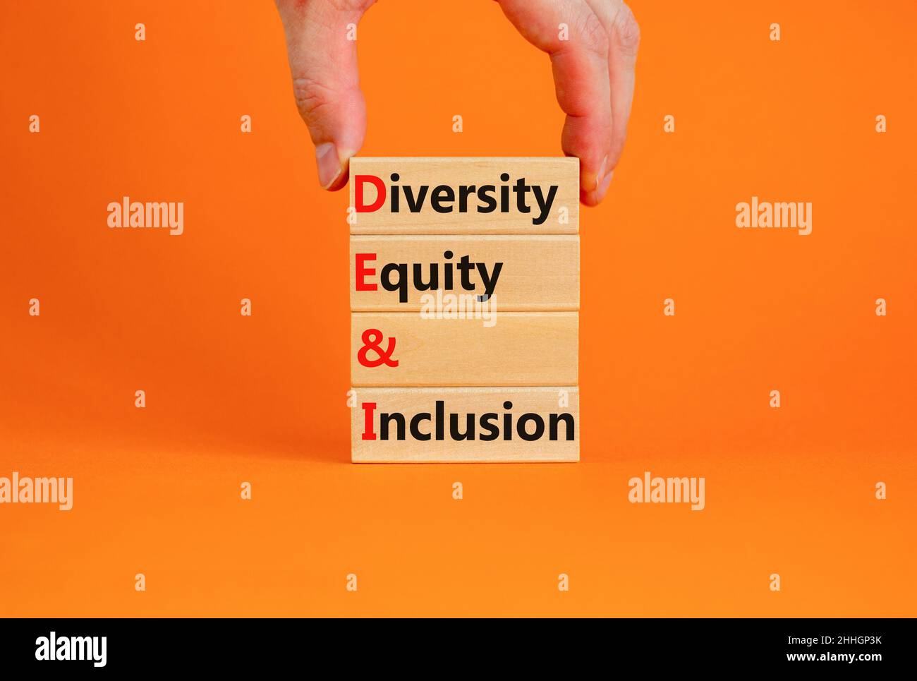 DEI, Diversity, equity and inclusion symbol. Concept words DEI ...
