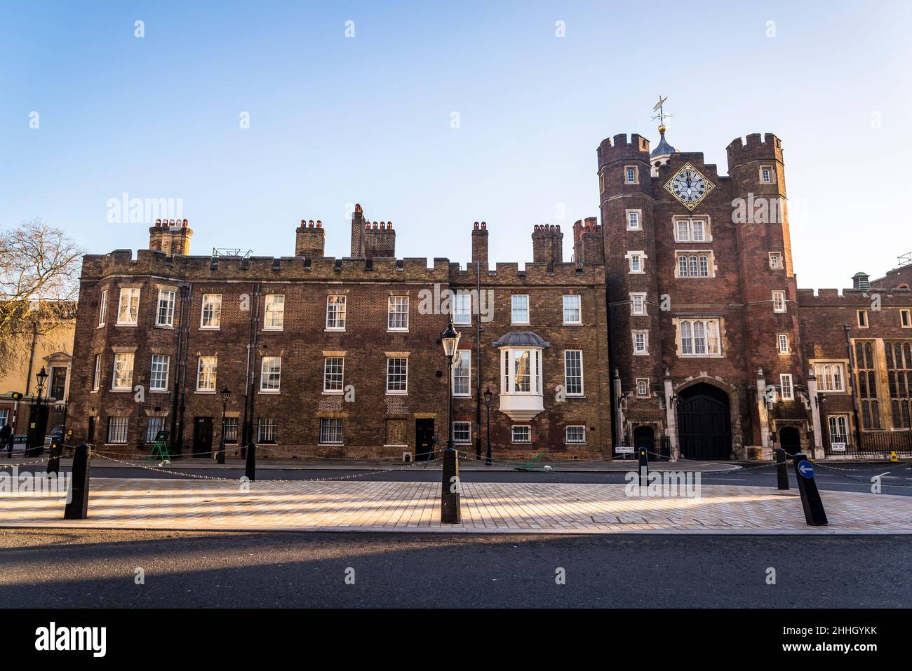 St James's Palace, a royal palace in the upmarket St James's area, City