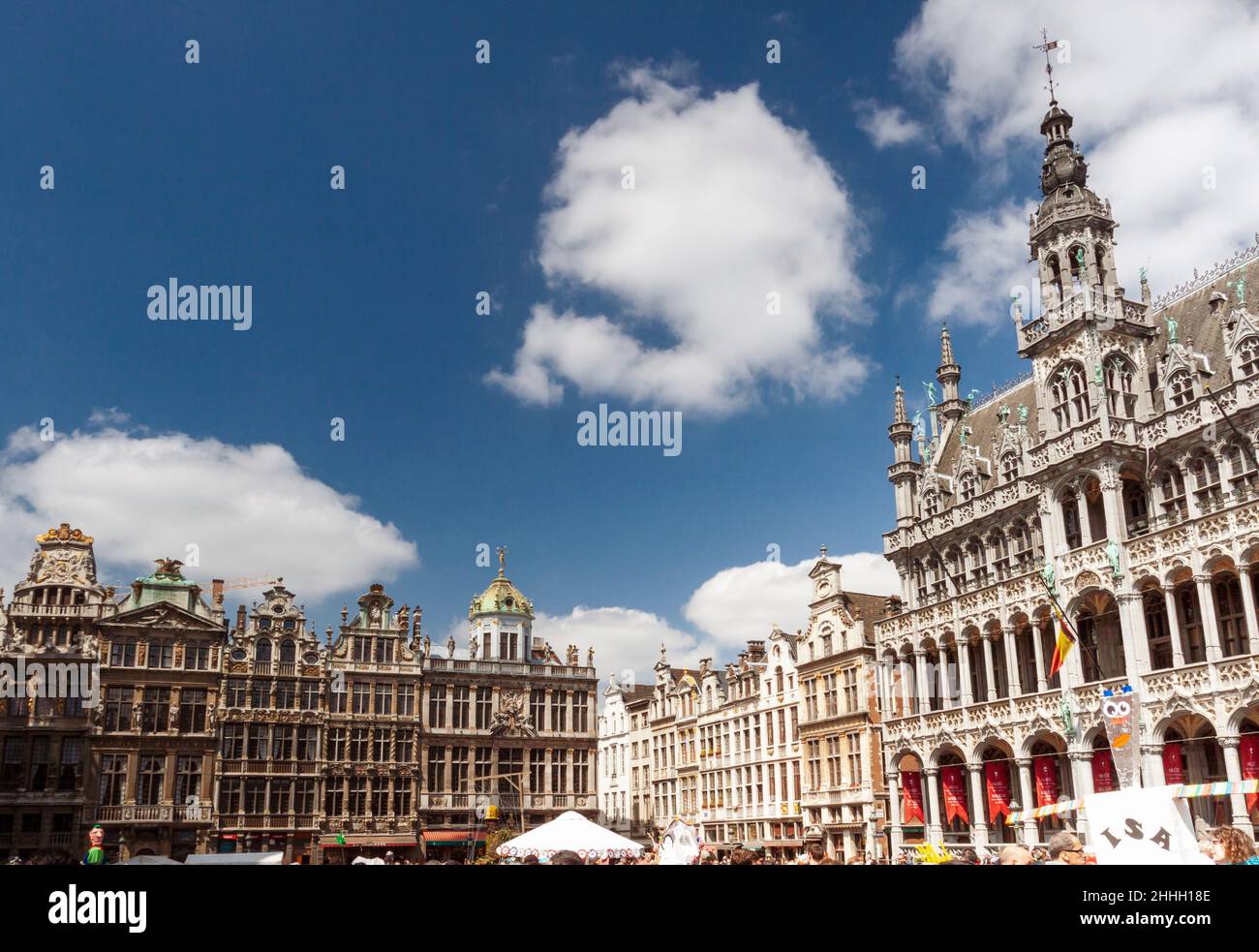 Kings House and Bread House in Grote Markt square. Brussel, Belgium Stock Photo