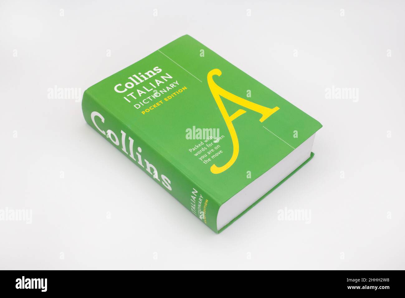 A Collins Italian, English Essential Edition, Dictionary with a large A