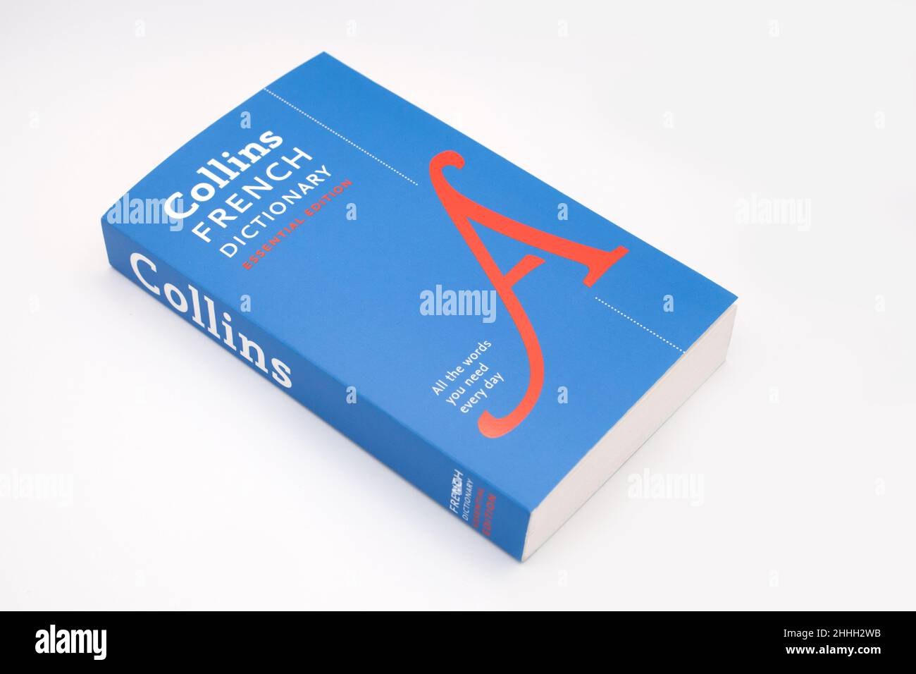 A Collins French, English Essential Edition, Dictionary with a large A