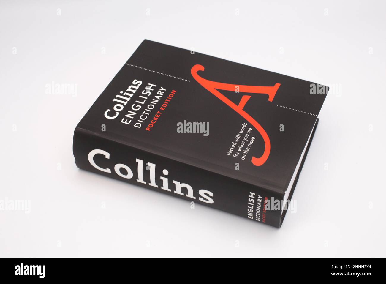 The Collins English Dictionary pocket edition Stock Photo Alamy