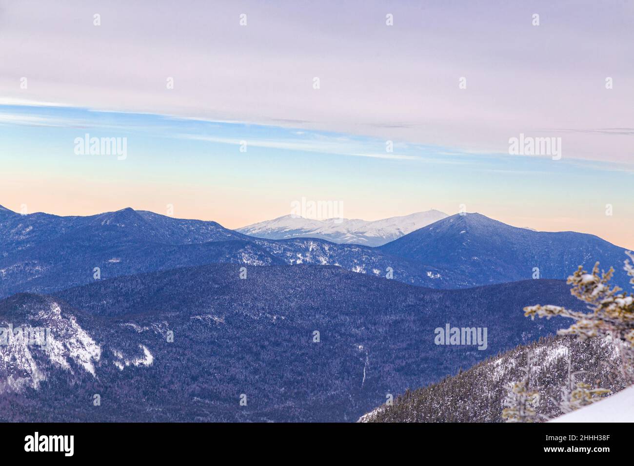 Winter in the White Mountains, New Hampshire Stock Photo Alamy