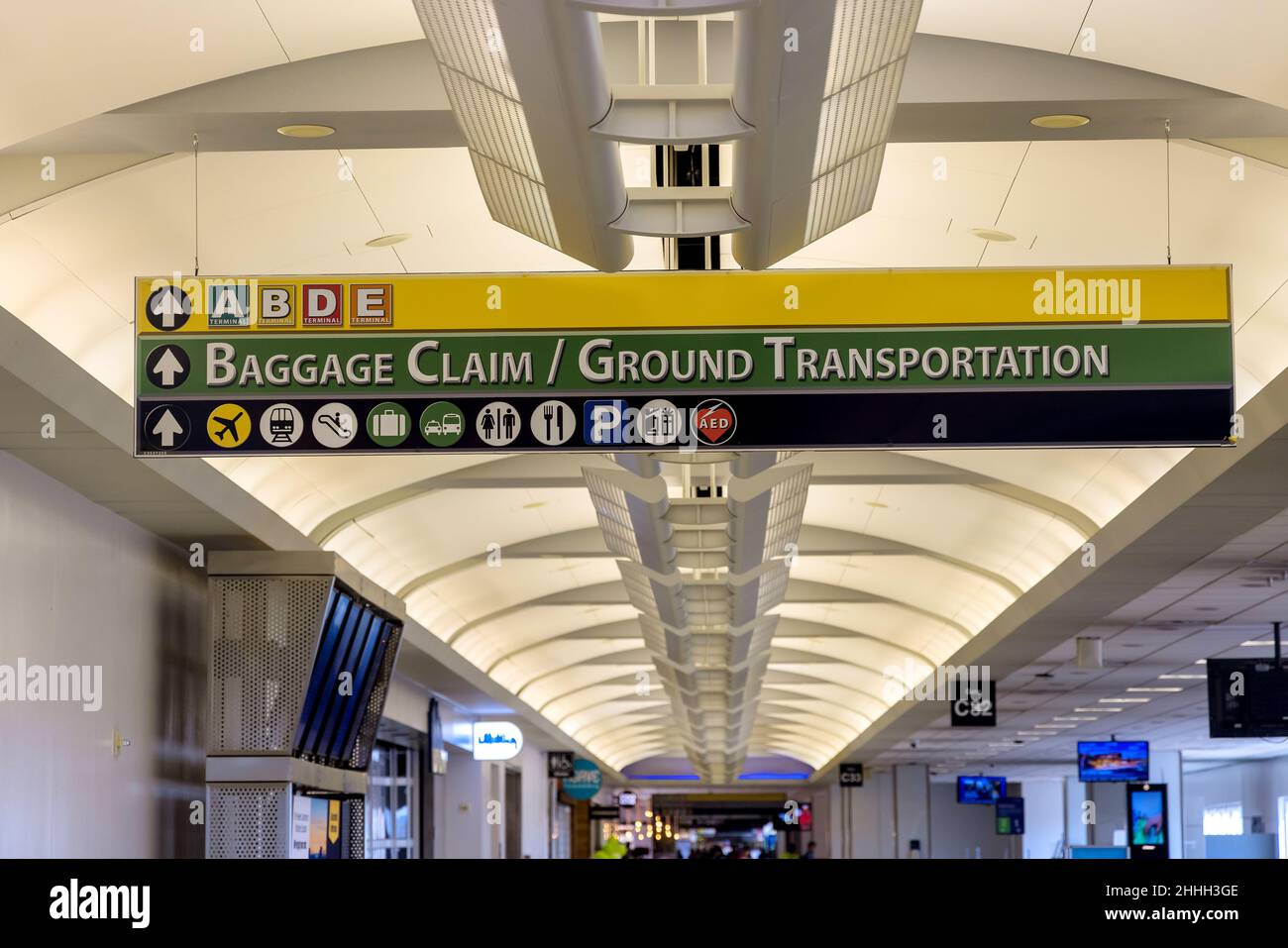 20 September 2021 Houston TX USA: Houston George Bush Intercontinental Airport (IAH) Houston