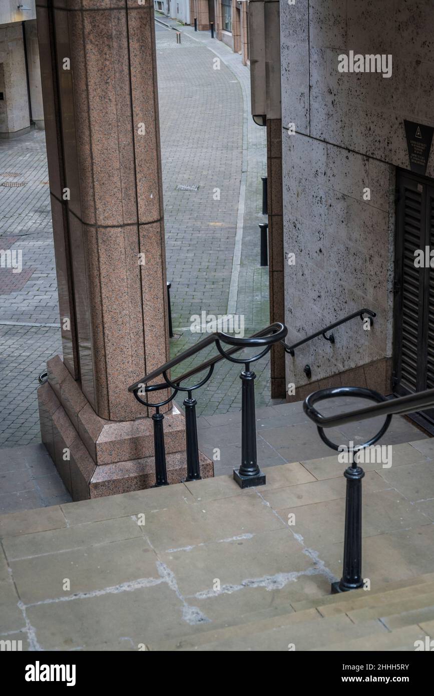 Saffron Street in Clerkenwell, Holborn, London, England, UK Stock Photo
