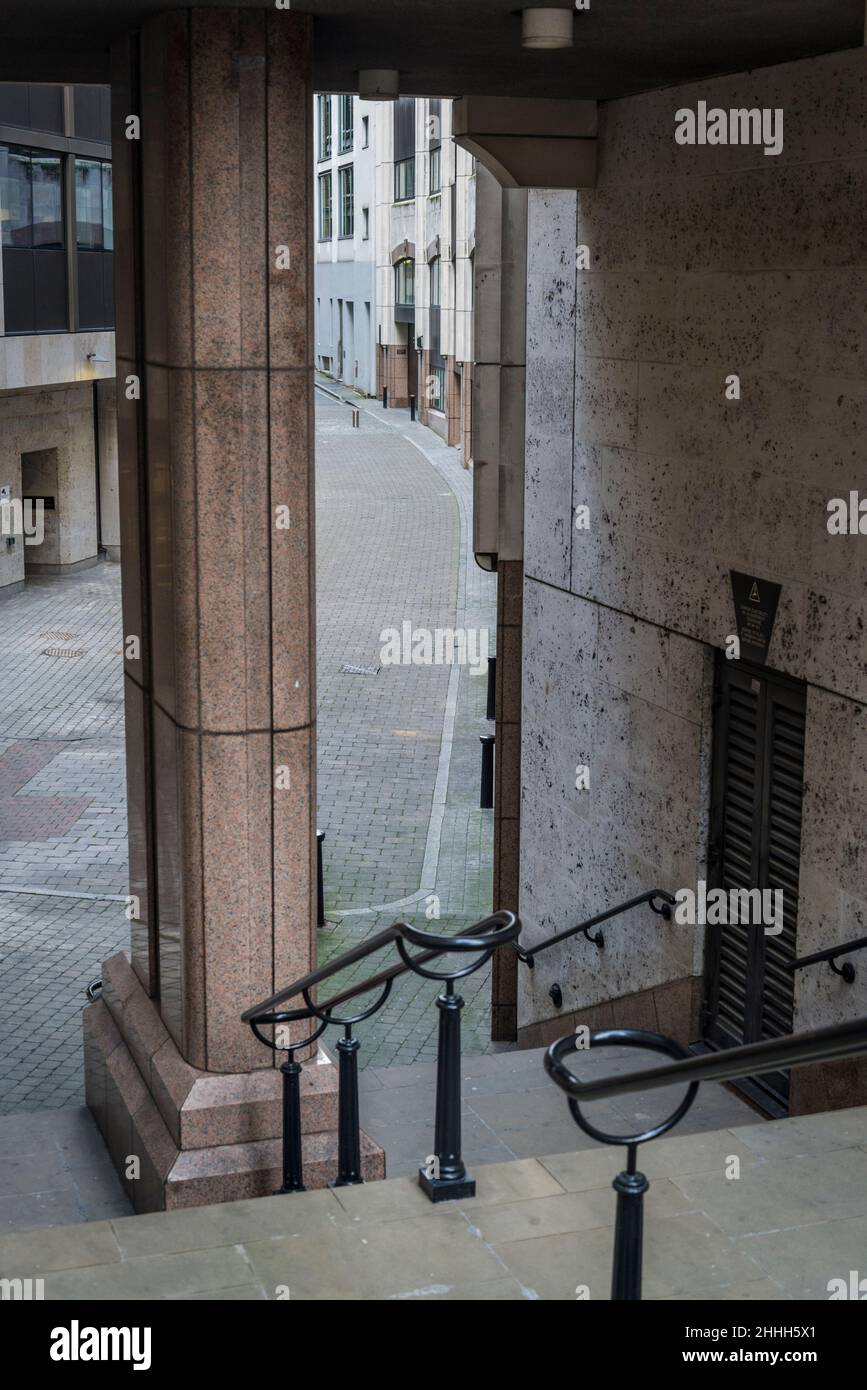 Saffron Street in Clerkenwell, Holborn, London, England, UK Stock Photo