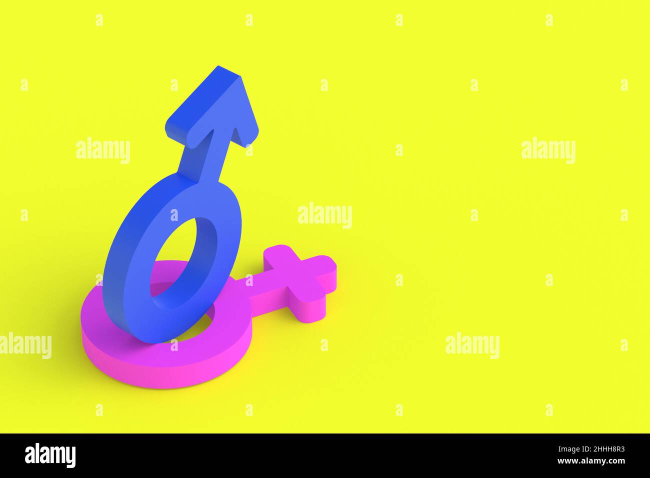 Female Gender Symbol 3d