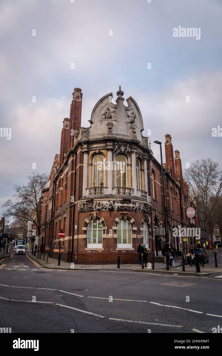 The Old Finsbury Town Hall, a Victorian municipal building, London, England, UK Stock Photo