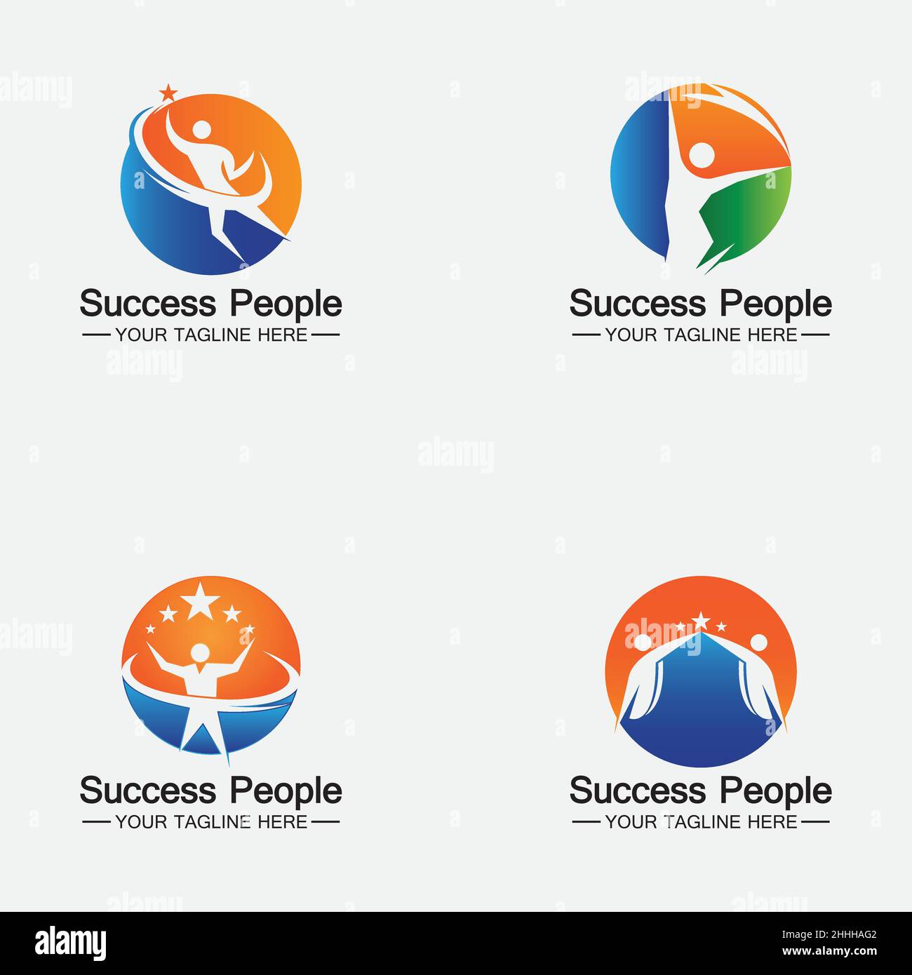 Set Health People Logo Vector illustration Design Template Stock Vector ...