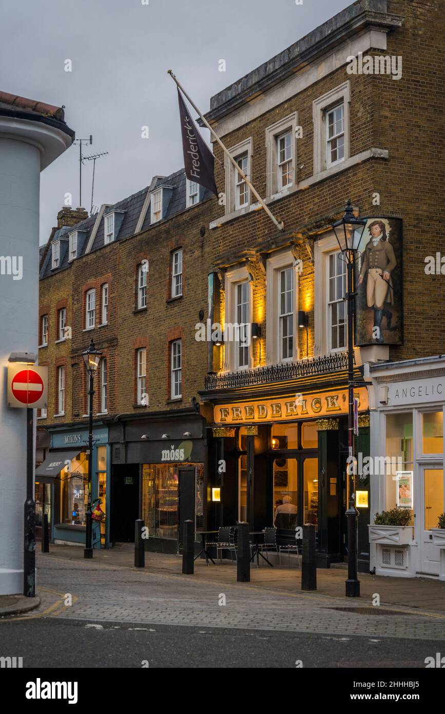 independent trendy shops, Islington High Street, London, England, UK Stock Photo