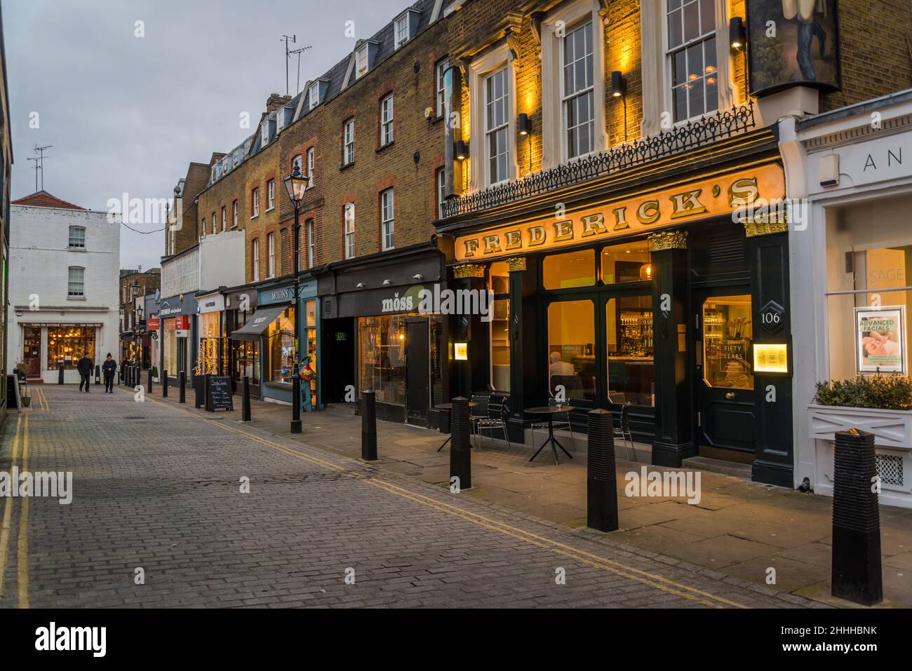 independent trendy shops, Islington High Street, London, England, UK Stock Photo