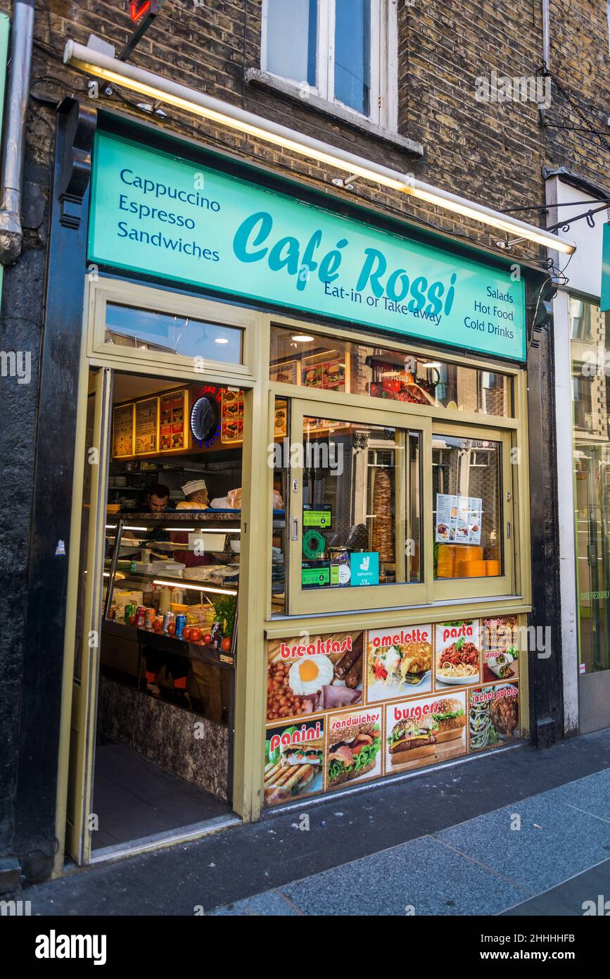 Cute cafe on Borough High Street, Southwark, London, England, UK Stock