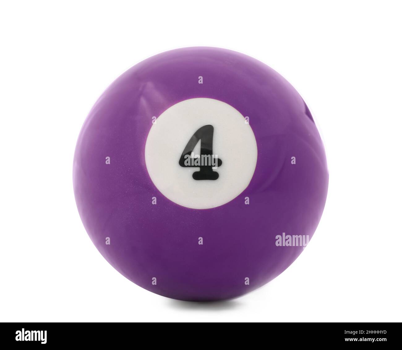 Billiard ball on white background Stock Photo - Alamy