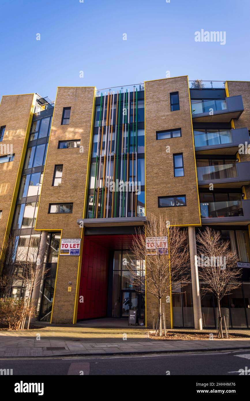 New office building, Riley Road, Southwark, Bermondsey, London, England