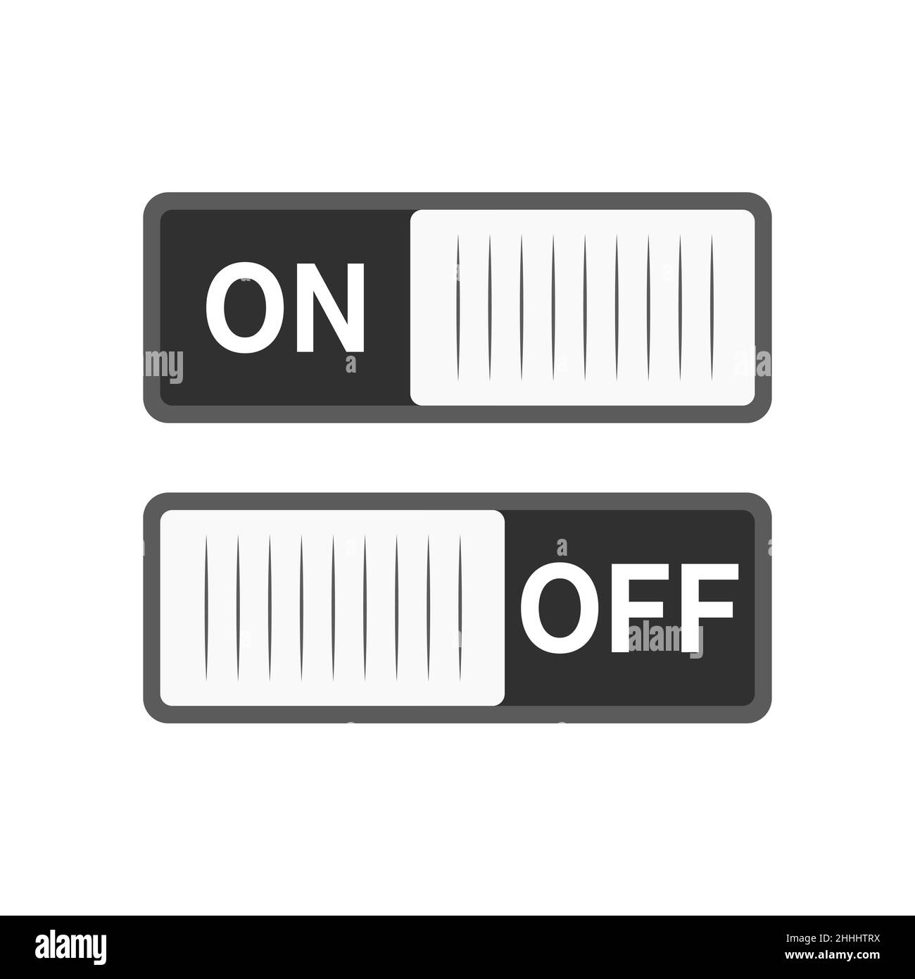 Toggle switch vector vectors Stock Vector Images Alamy