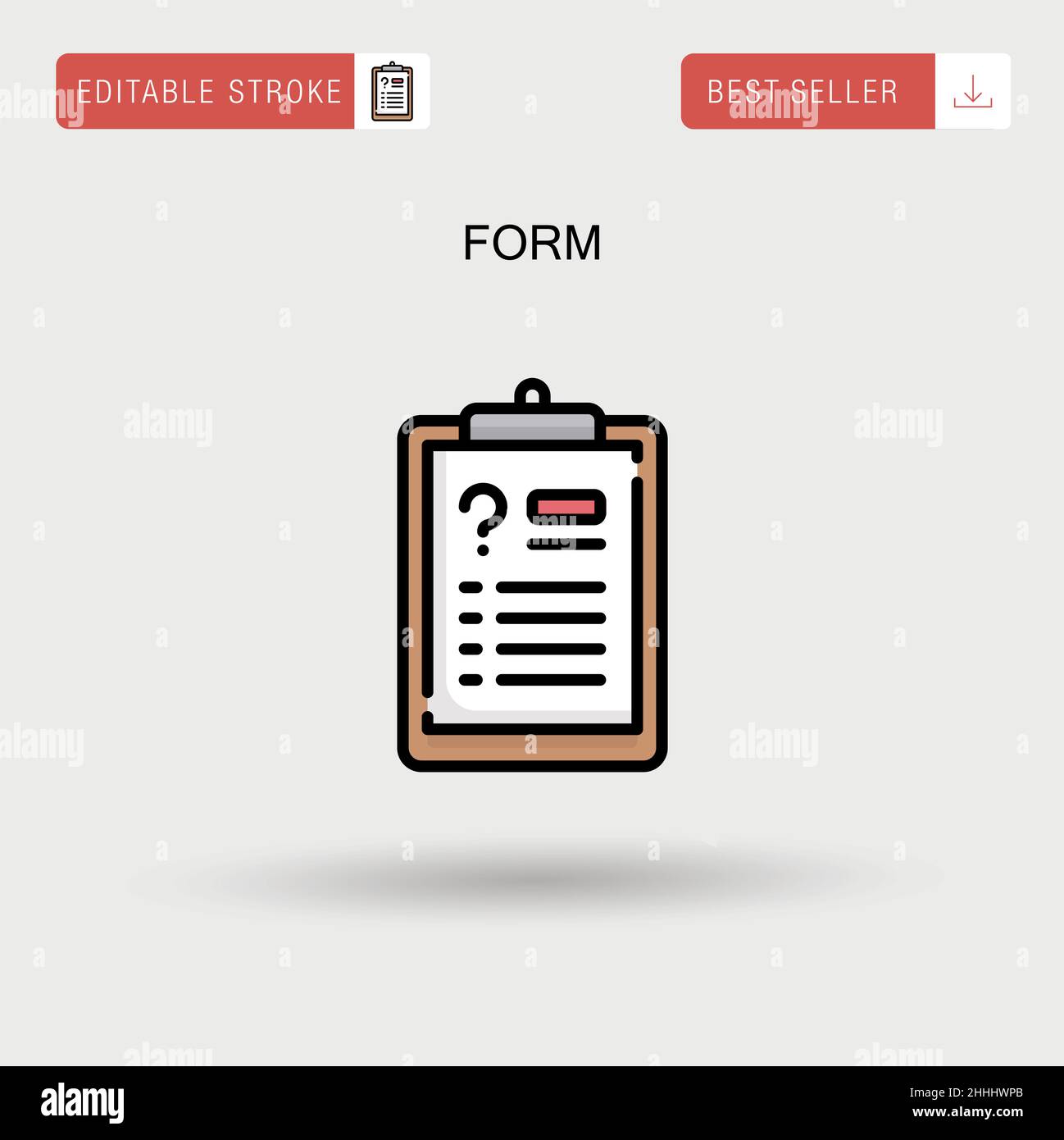 Form Simple vector icon Stock Vector Image & Art - Alamy