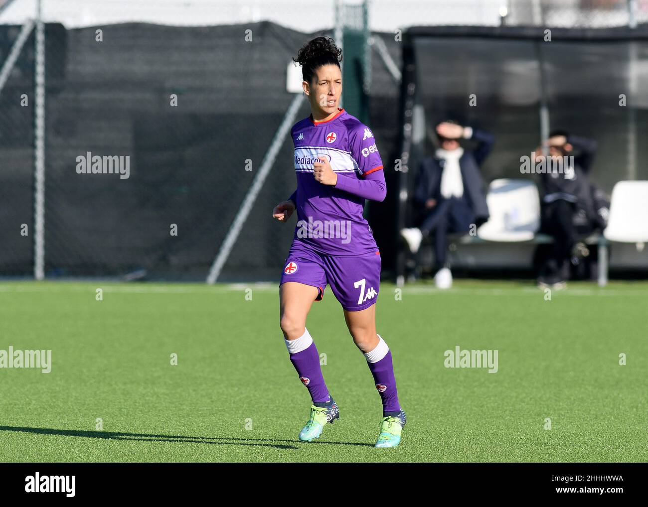 Teresa Claudia Pires Neto (ACF Fiorentina Femminile) during AC Milan vs ACF  Fiorentina femminile, Italian f - Photo .LiveMedia/Francesco Scaccianoce  Stock Photo - Alamy